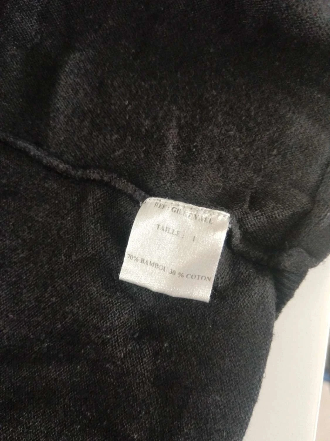C133 cardigan noir Fórmul T1 – photo 4